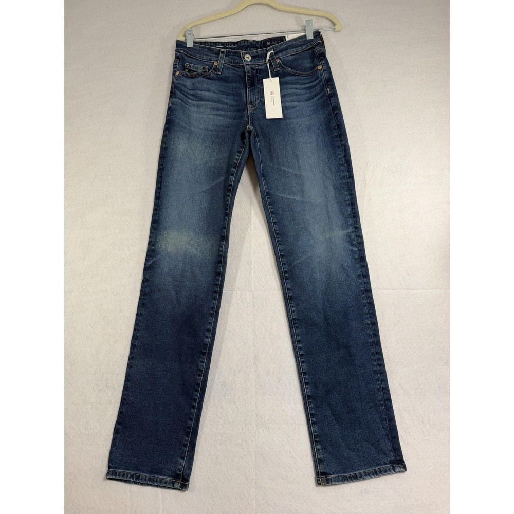 AG Jeans "Sandra" Low-Rise Straight jeans, Blue, Women's Size 27, NWT
